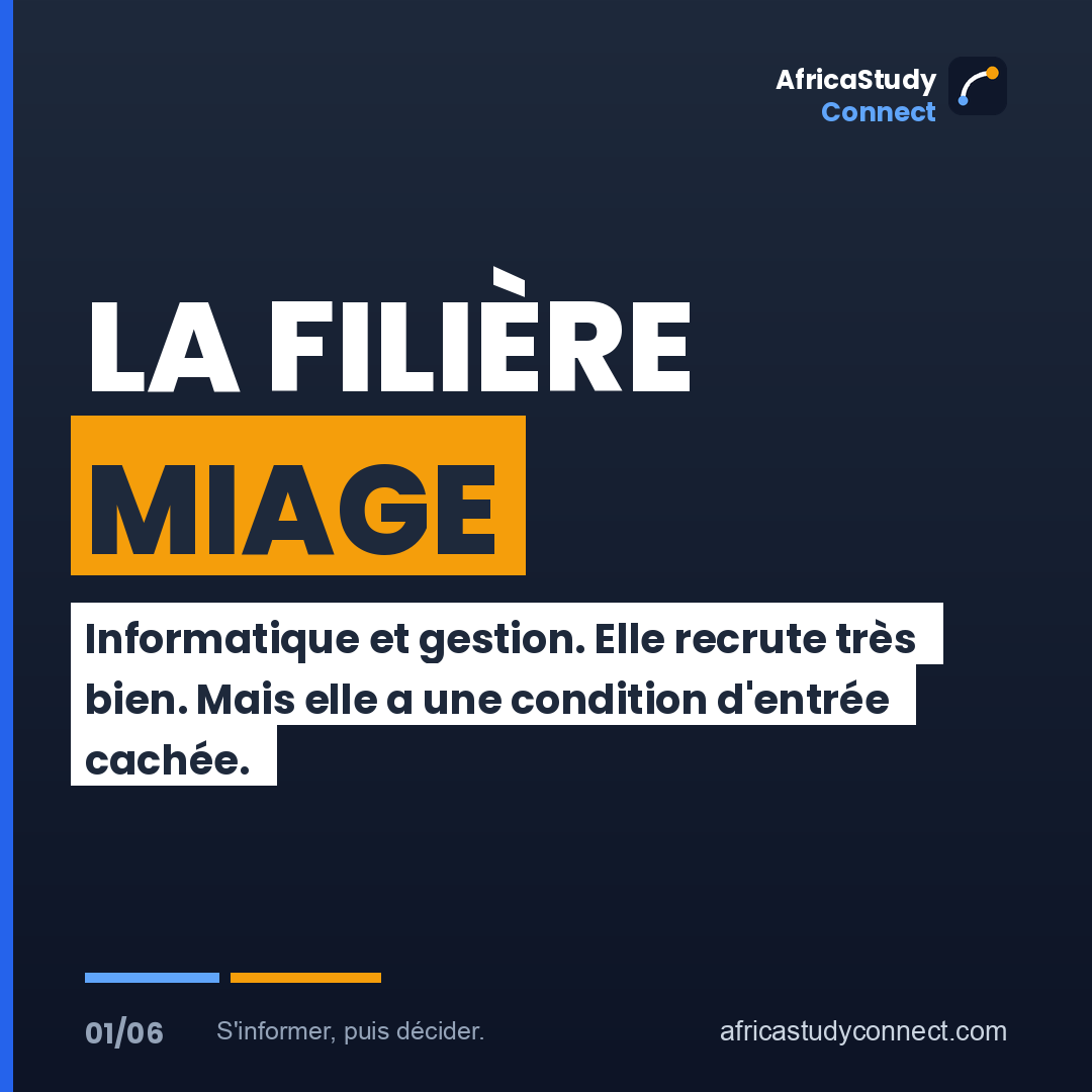 Master MIAGE en France : la filière informatique et gestion qui recrute, expliquée aux étudiants d'Afrique de l'Ouest
